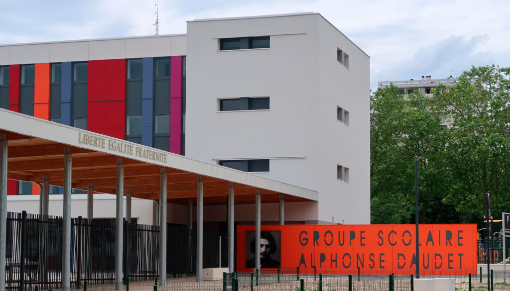 Travaux école Daudet sanitaire poitiers